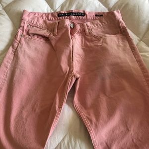 Ralph Lauren black label pink slim jeans (33 x 32)